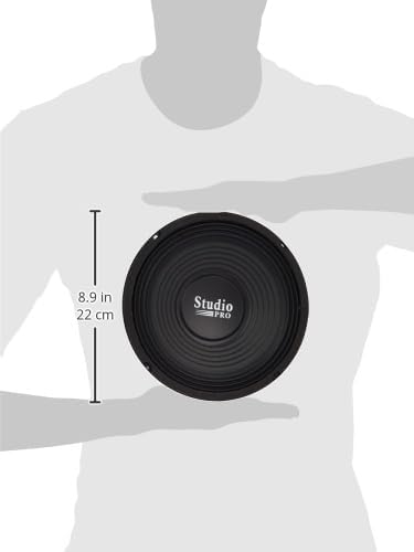 Pyramid WH8 200 Watt High Power Papierkegel 8 Ohm Subwoofer Standardverpackung, Standardverpackung
