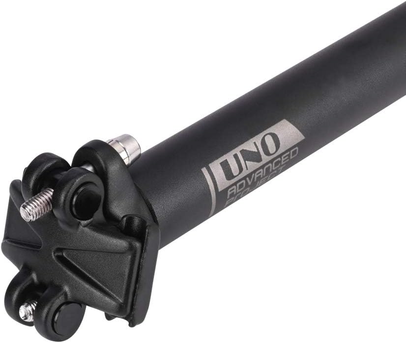 BESNIN Sattelstütze 25,4/28,6/30,9/31,6mm Fahrrad Sattelstange in 400mm Länge, Aluminiumlegierung Fa