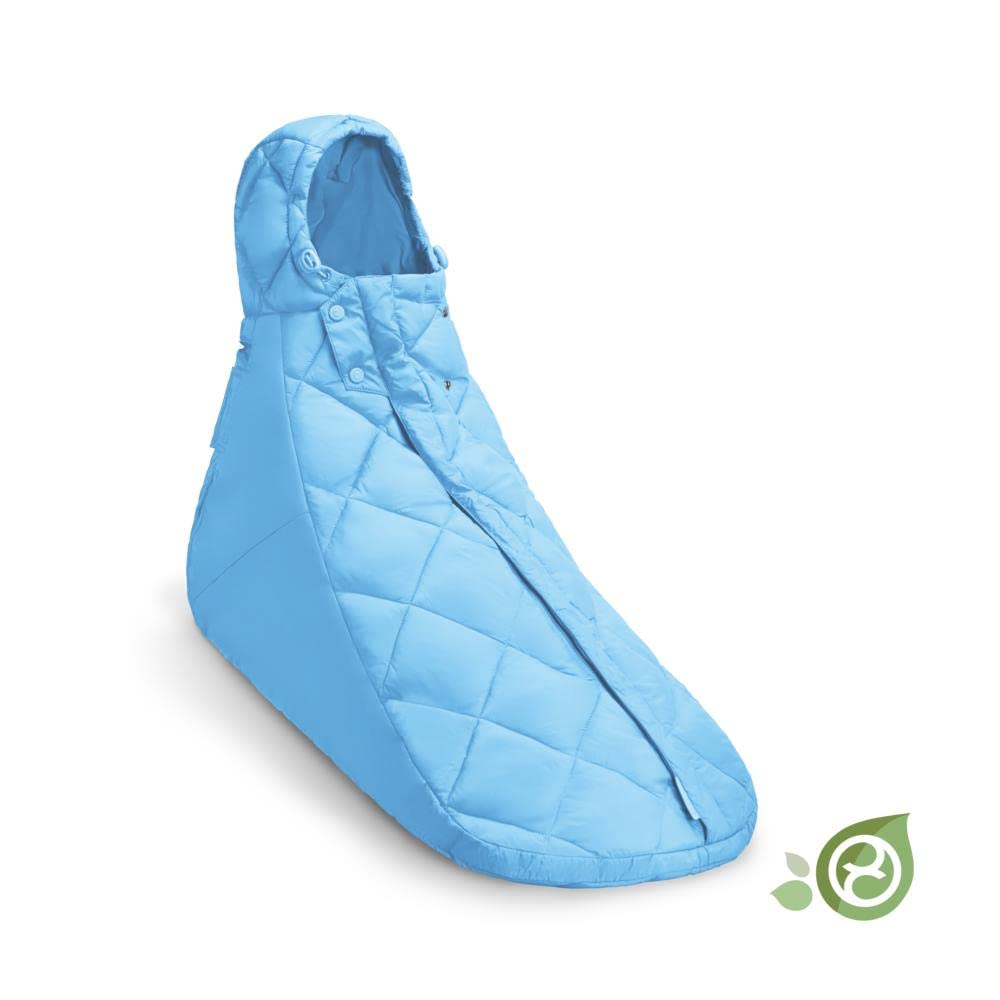 CYBEX Gold Fusssack Snøgga Mini 2, Für Babyschalen, Ab Geburt bis ca. 24 Monate, TOG 4, Beach Blue (