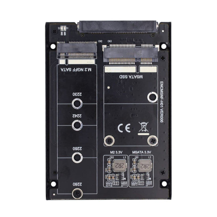 chenyang MSATA ＆ M.2 NGFF SATA SSD auf 2.5" SATA JBOD Raid0 Span Bridge HDD Disk Drive Gehäuse NGFF