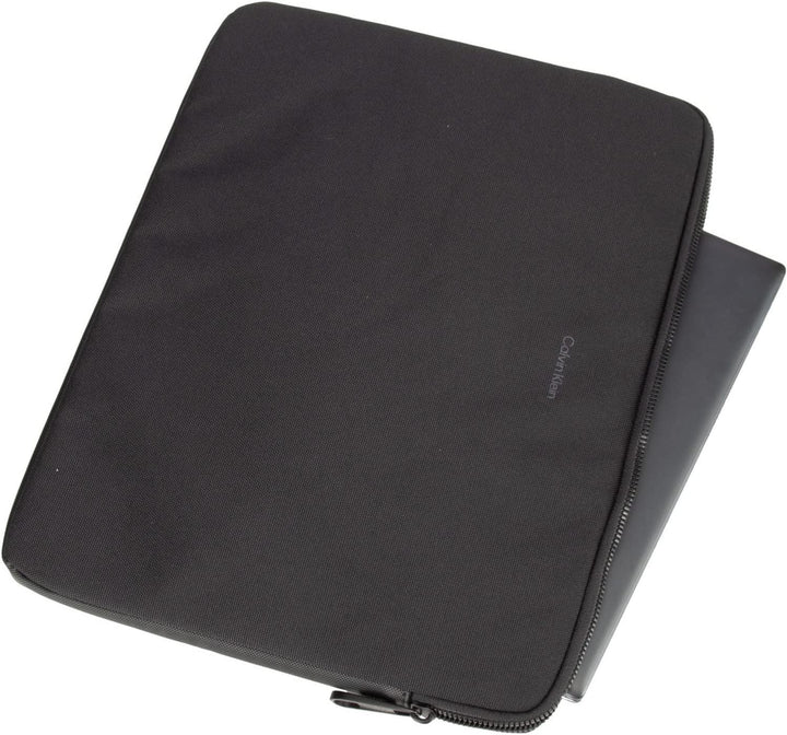 Calvin Klein Herren Remote Laptop Bag W/Sleeve Tasche, Ck Schwarz