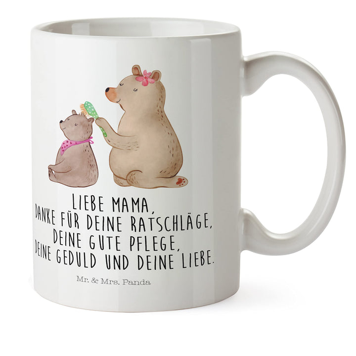 Mr. & Mrs. Panda Plastikbecher Bär Kind - Geschenk, Pott, Haferl, Muttertag, Mehrwegbecher, Mutter,