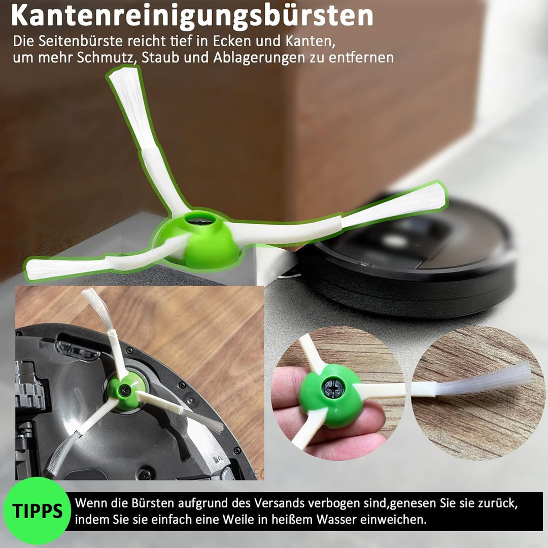 PIBONUS Bürsten Ersatzteile für iRobot Roomba e/i/j Serie i7 + i3+ i4+ i6+ i8+ j7 E5 E6 E7 Saugrobot