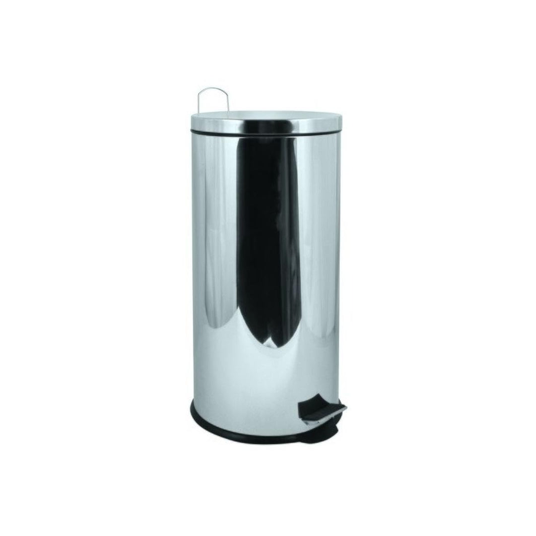 MSV 30 L Treteimer, Edelstahl rostfrei, Polypropylen, Plateado, 2 cm