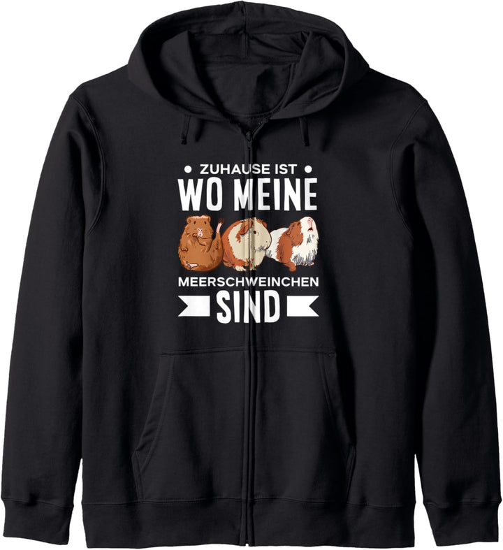 Zuhause Ist Wo Meine Meerschweinchen Sind Meerschweinchen Kapuzenjacke