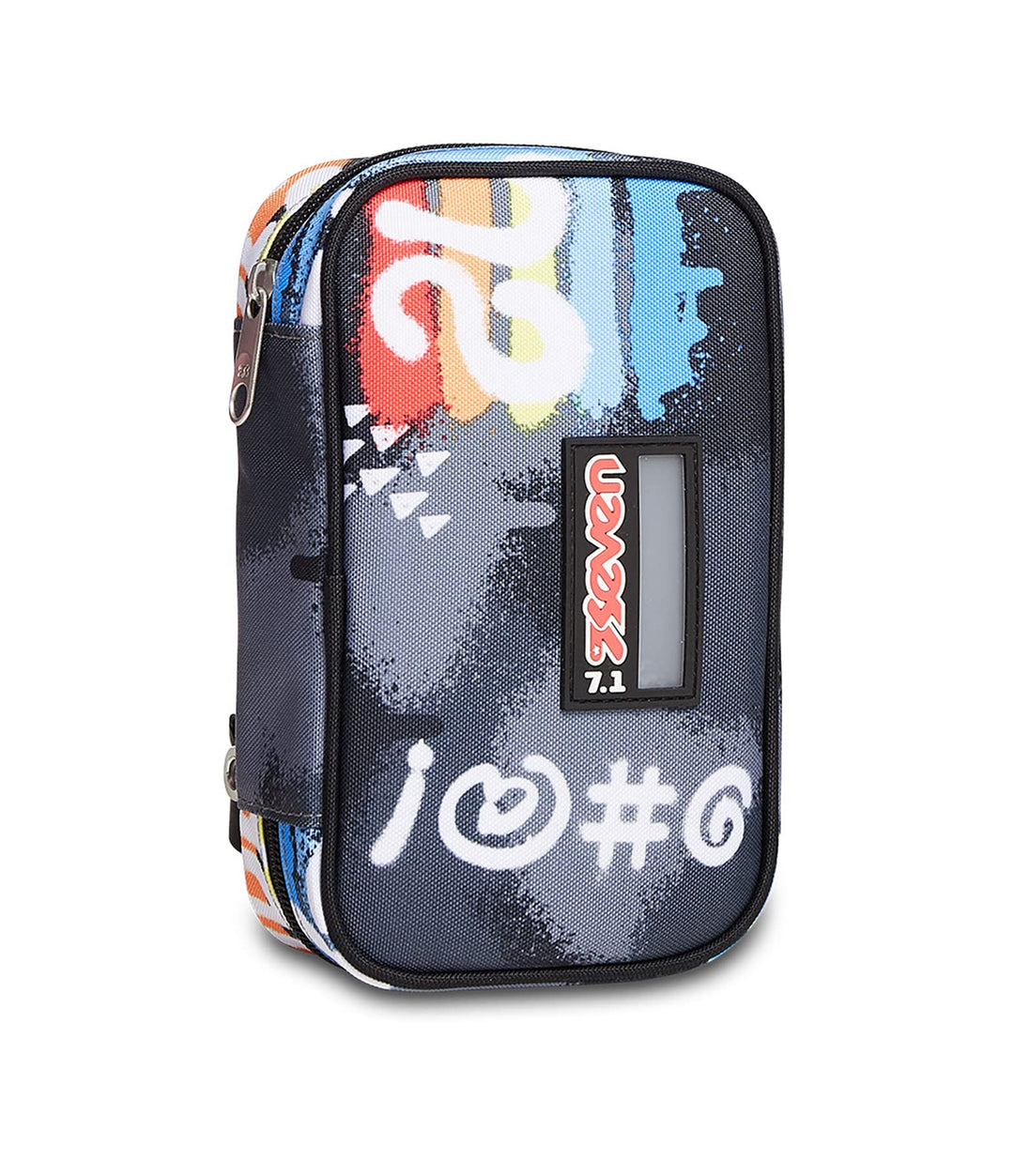 Seven Speed Case Federmäppchen, Mäppchen, Mehrfarbig, Federtasche für Schreibwaren, Etui mit Stiften