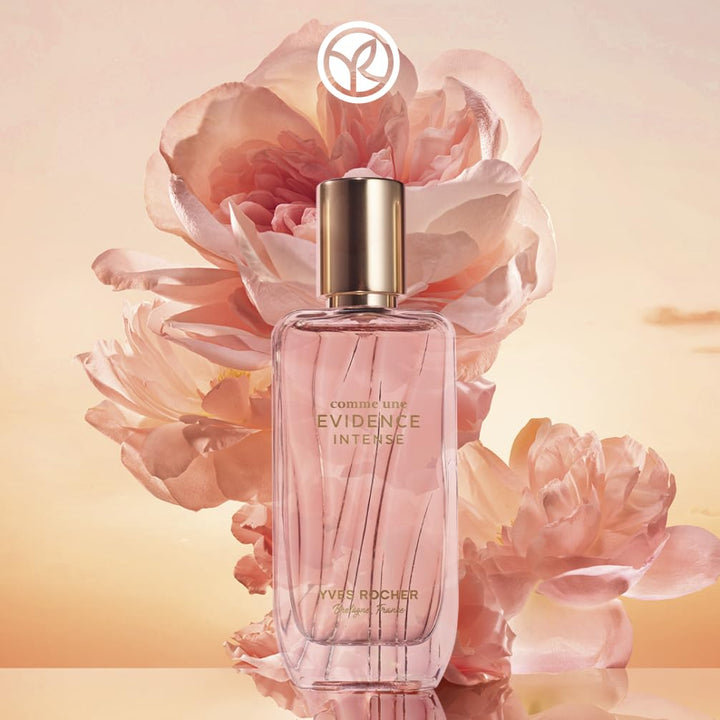 Yves Rocher COMME UNE EVIDENCE - Eau de Parfum Intense für Damen - Blumiger Chypre-Duft mit Rose, we