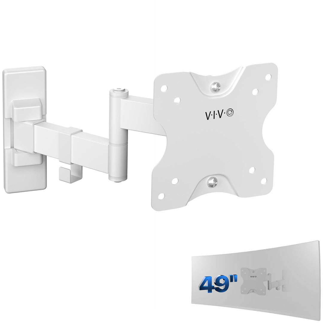 VIVO Mount-VW01MW Wandhalterung für LCD-/LED-Fernseher und Computer-Monitor-Bildschirme, neig- und s