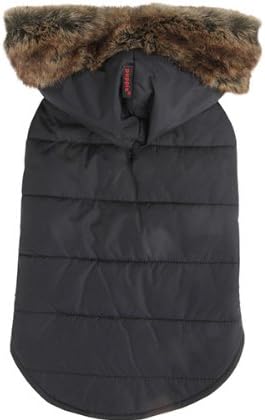 Puppia Cody Hood Vest Schwarz XXL Hundemantel