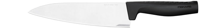 Fiskars Kochmesser, Hard Edge, Elegantes Design, Gesamtlänge: 33,1 cm, Rostfreier Stahl/Kunststoff,