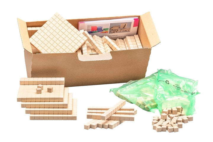 WISSNER aktiv Lernen - Dienes Klassensatz zum Dezimalrechnen 432 Teile - RE-Wood & ® aktiv Lernen -