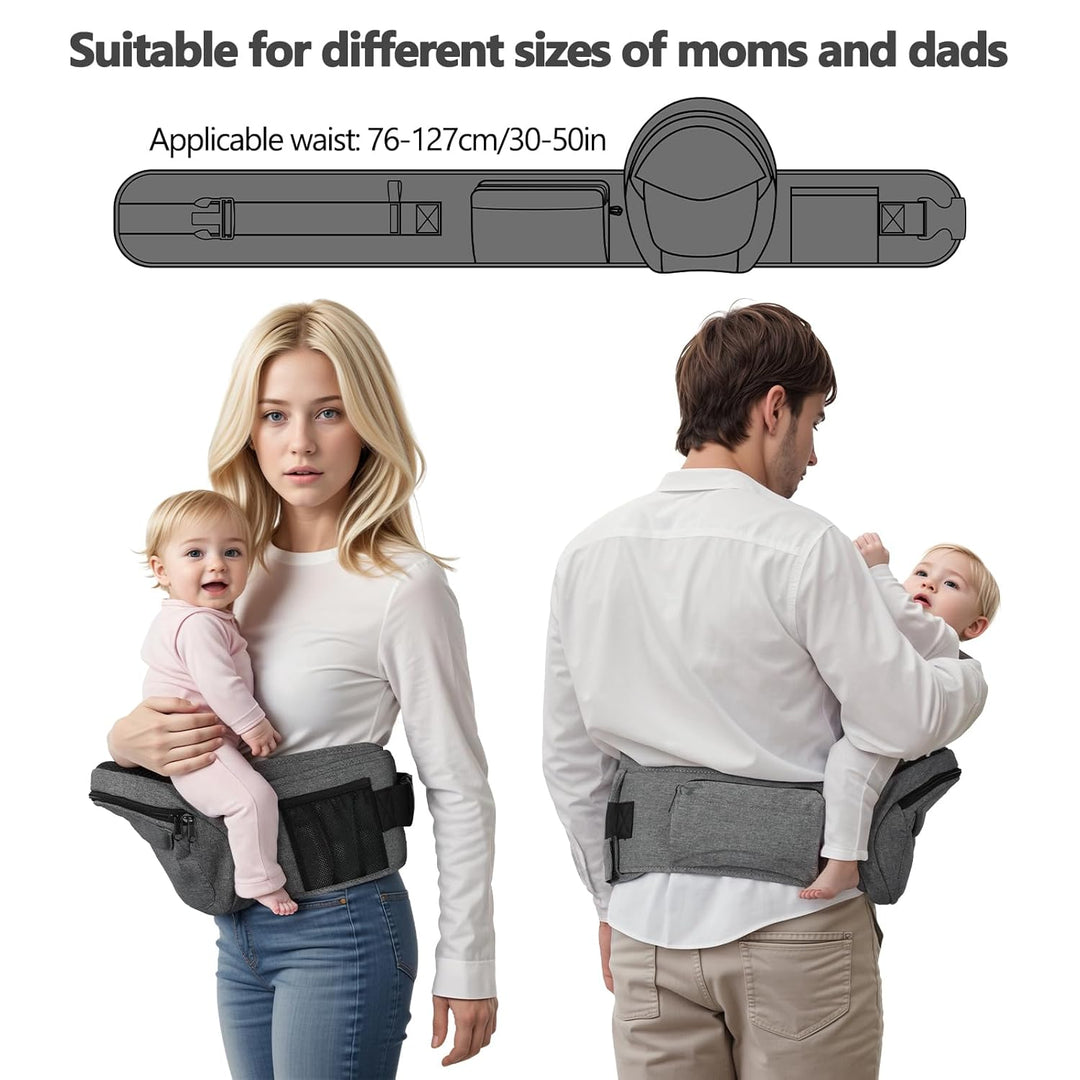 Baby Hüftsitz Ergonomisch, Leichtgewicht Taille Hocker für Kinder 0-36 Monate, Einstellbar Babytrage