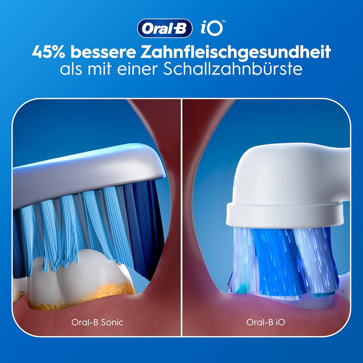 Oral-B iO Series 2 Elektrische Zahnbürste Rosa PLUS Original Oral-B iO Sanfte Reinigung Aufsteckbürs