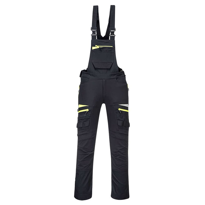 Portwest DX4 Latzhose, Grösse: XL, Farbe: Schwarz, DX441BKRXL Schwarz XL, Schwarz XL