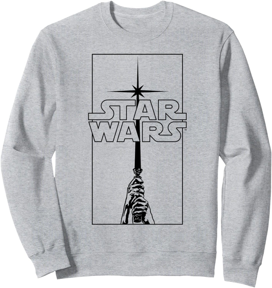 Star Wars Saber Black Logo Sweatshirt