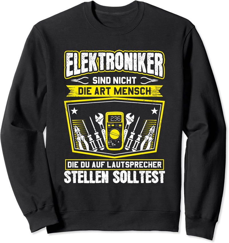 Lautsprecher Elektroniker Sweatshirt