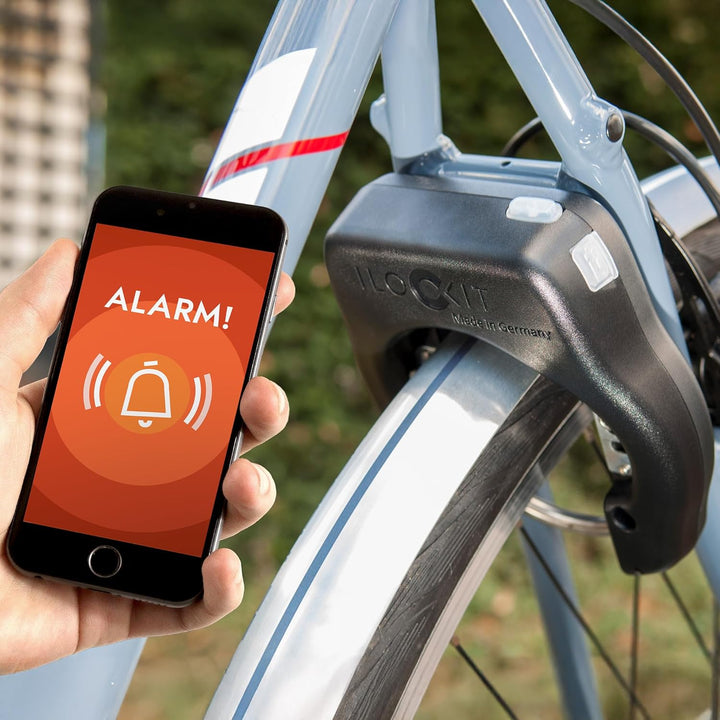 I LOCK IT+ Bluetooth Fahrradschloss mit Alarm | Smart Bike Lock with Alarm | Rahmenschloss per Handy