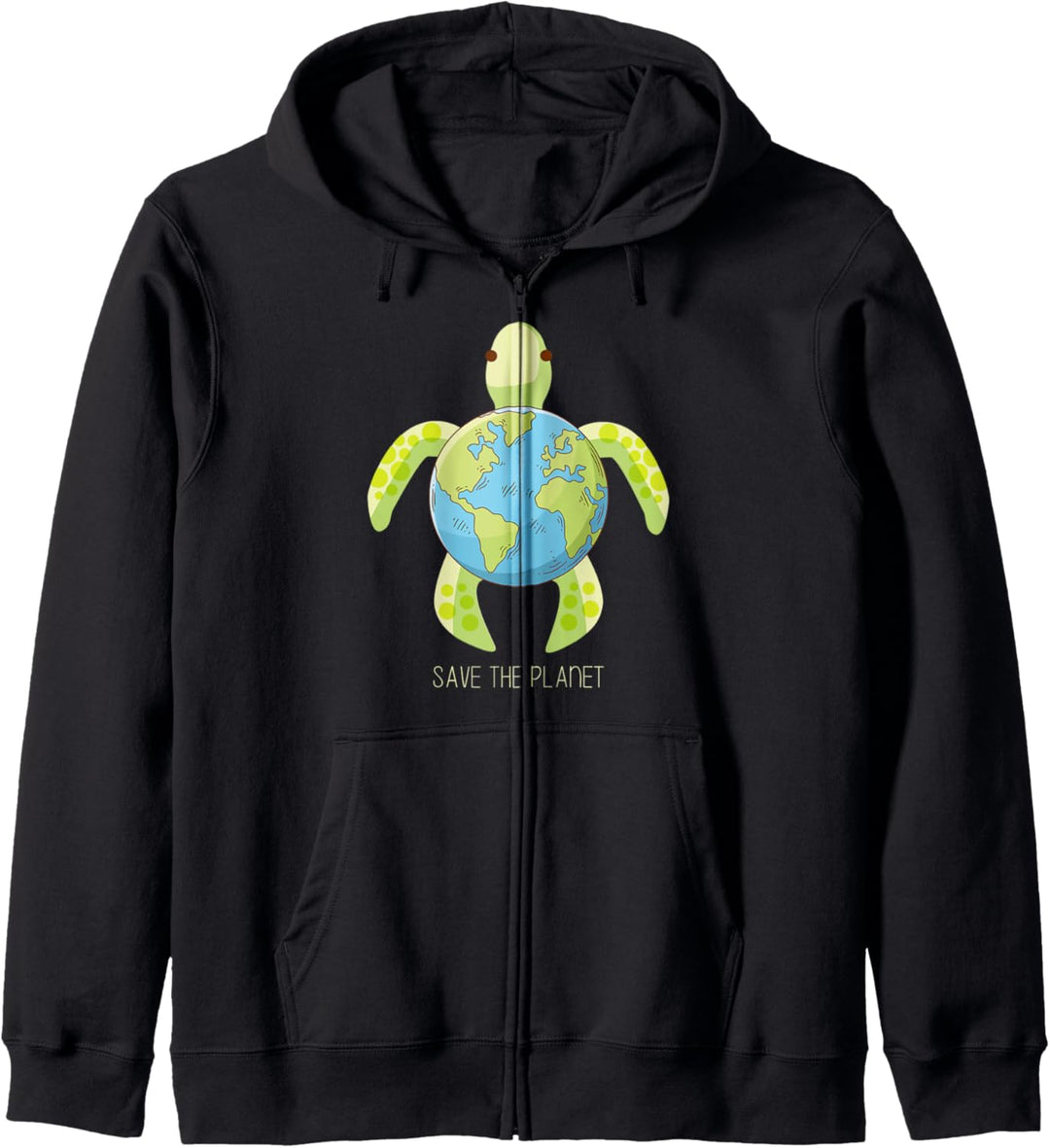 Turtle Save The Planet | Happy Earth Day Kapuzenjacke