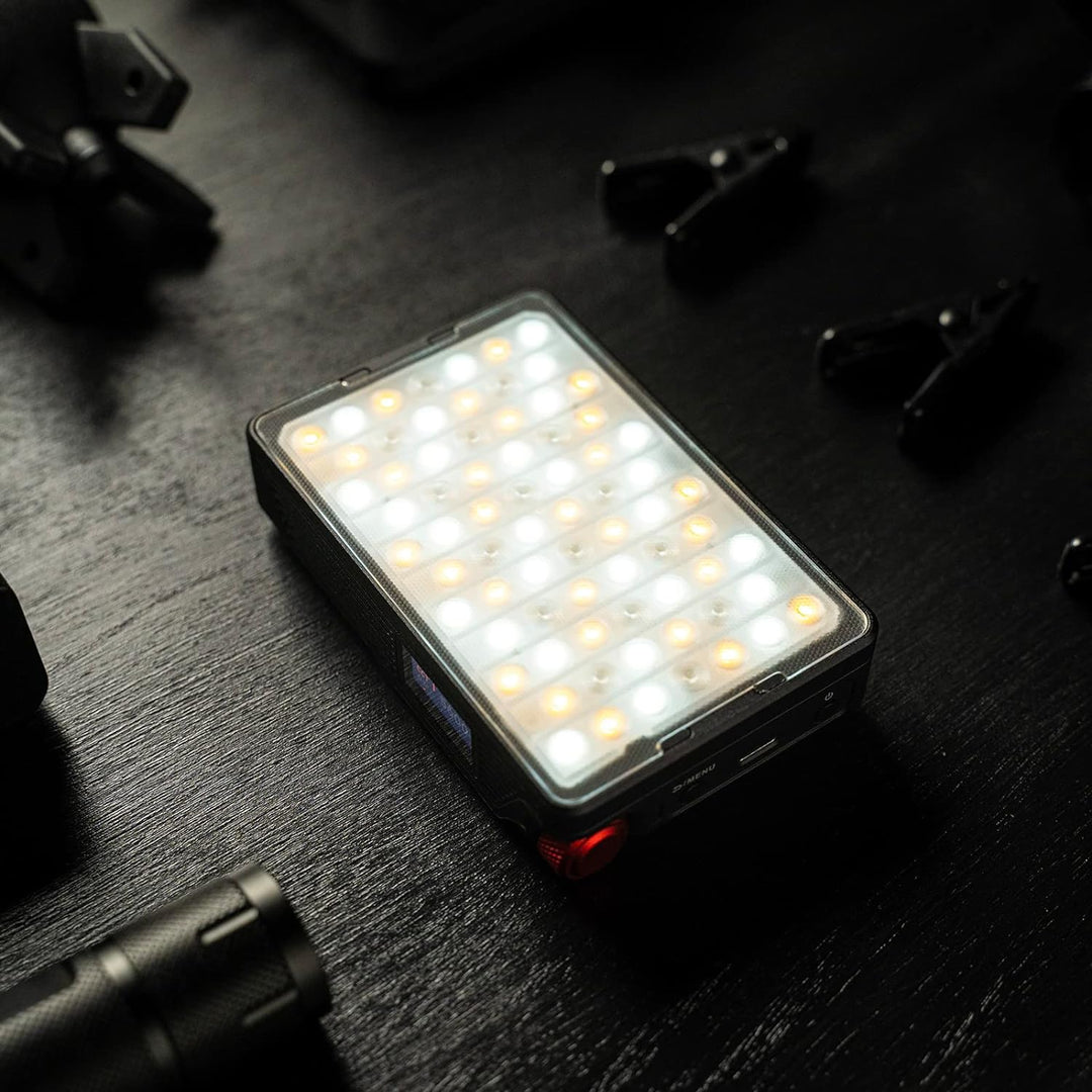 Aputure MC Pro RGBWW Mini-Taschen-Video-Licht, optisches Objektiv-Design, tragbares Fotografie-Licht