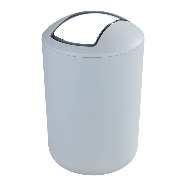Kosmetikeimer mit Schwingdeckel 6,5 Liter (Grau), Grau