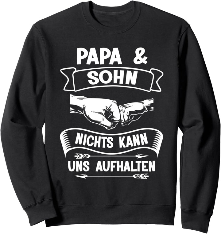 Papa Sohn Kinder Partnerlook Sweatshirt