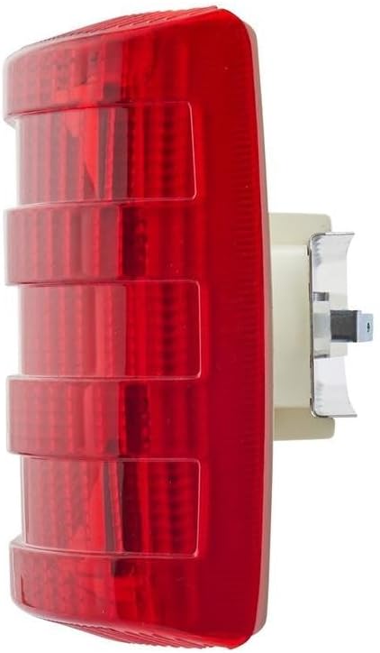 HELLA - Heckleuchte - Glühlampe - 12V - Einbau/geschraubt - Lichtscheibenfarbe: rot - Stecker: Flach