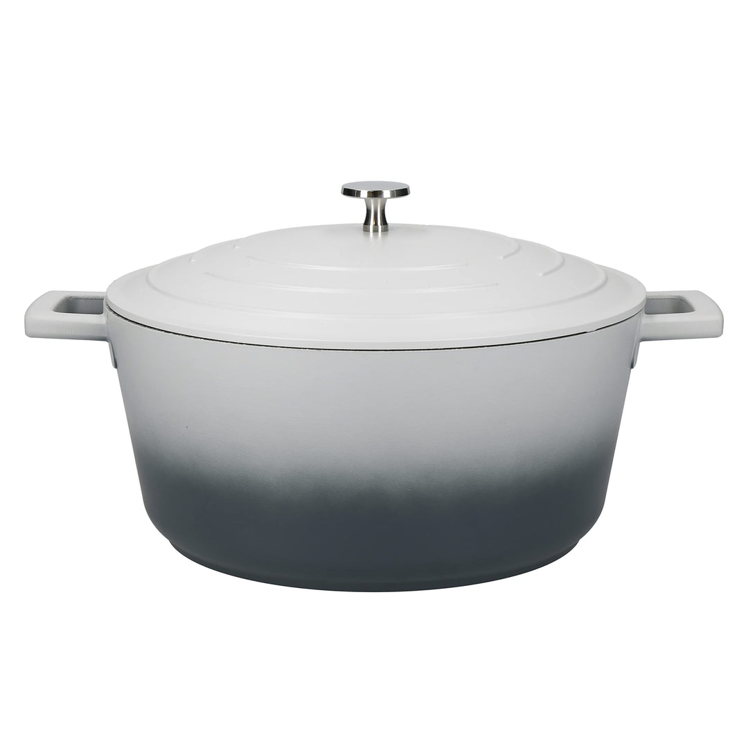 MASTER CLASS MCMCRD28GRY Grosse Auflaufform mit Deckel, Aluminium, 5 liters, Blau 5L, 28cm, 5L, 28cm