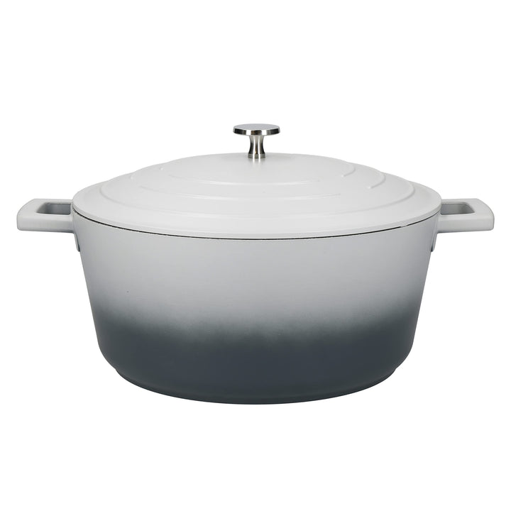 MASTER CLASS MCMCRD28GRY Grosse Auflaufform mit Deckel, Aluminium, 5 liters, Blau 5L, 28cm, 5L, 28cm
