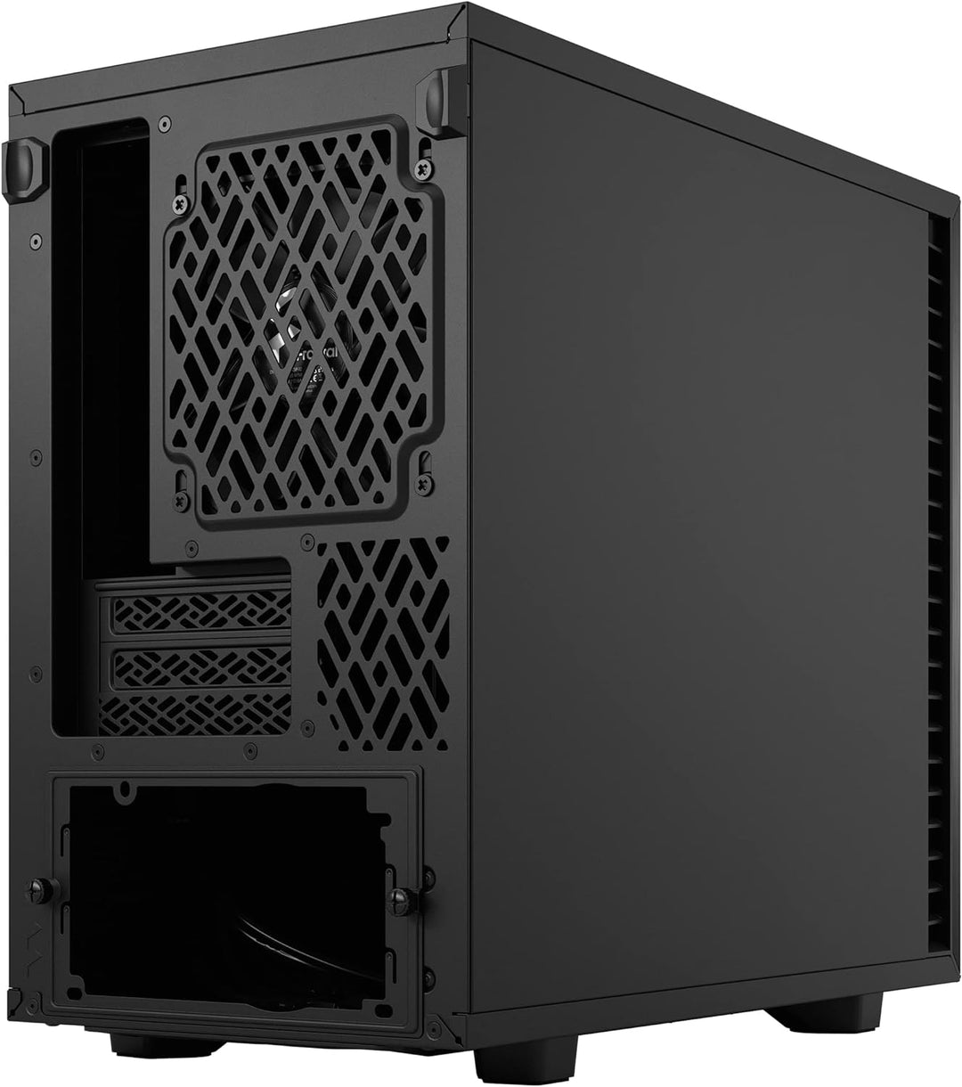 Fractal Design Define 7 Nano Black Brushed Aluminum/Steel Mini ITX Silent Solid Nano Tower Computer