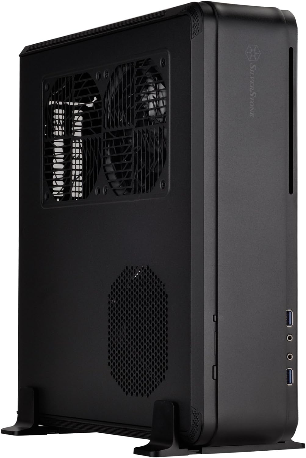 SilverStone SST-FTZ01B - Fortress High-End Mini-ITX Gaming HTPC Gehäuse, schwarz, SST-FTZ01B