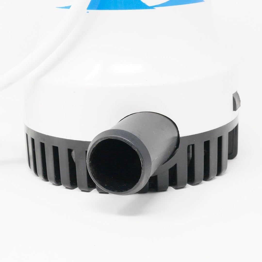 Marine-/Bilge-Tauchpumpe 3000GPH, Fördermenge max. 12600l/h, Förderhöhe max. 4m, 1,4m Anschlussleitu