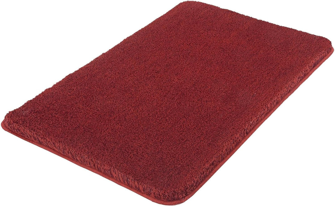 Kleine Wolke 5405453360 Badteppich Relax 60 x 100 cm Rubin, 60 x 100 cm Rubin