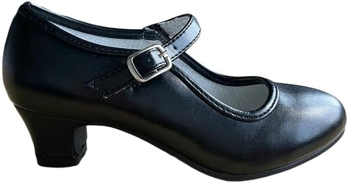 La Senorita Spanische Flamenco Schuhe 24 EU Schwarz, 24 EU Schwarz