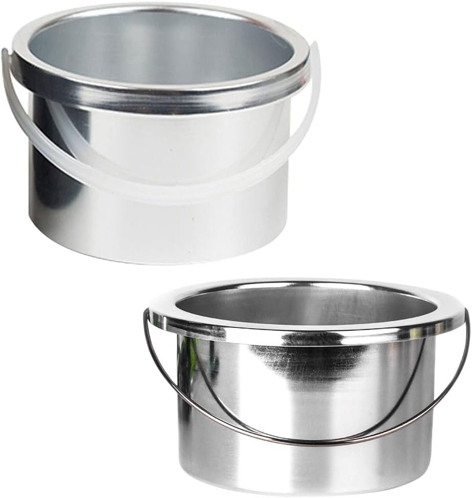 Healeved Wachswärmer Innentopf Aus Aluminium 5.1 Zoll Ersatzbehälter Für Wachsschmelzmaschine Ideal