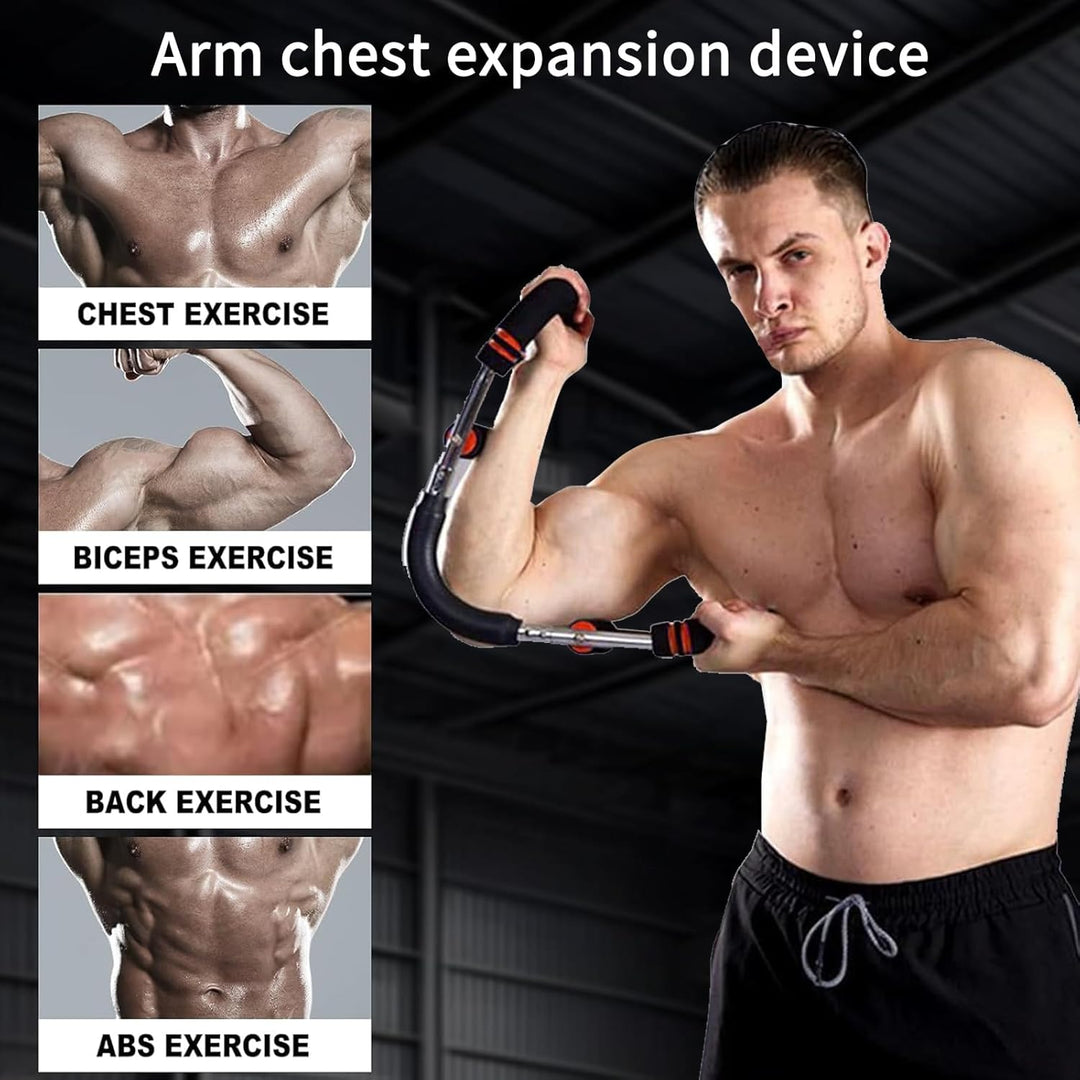 Shaker Twister Armtrainer,Twister Arm Trainer,Verstellbarer Brust-Expander,Tragbarer Muskelkraftvers