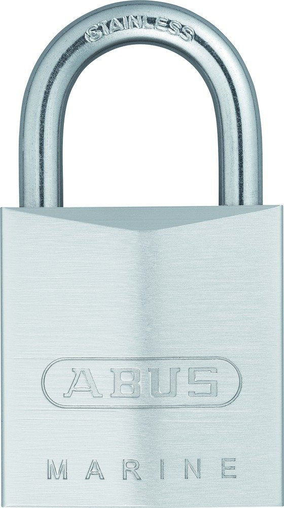 ABUS Marine Vorhängeschloss 75IB/30 gl.-7342 - wetterfest - Messing-Schlosskörper mit Nickel Pearl B