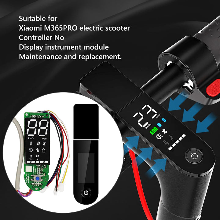 Yungeln Scooter Armaturenbrett mit Bluetooth V2.0 mit 3 Verbindungskabel Dashboard Platine + Abdecku