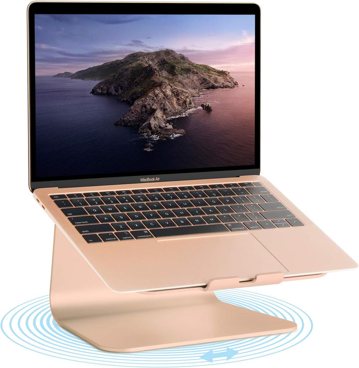Rain Design mStand360 Schwenkbarer Ständer für MacBook - MacBook Pro - Laptopständer Gold mStand360
