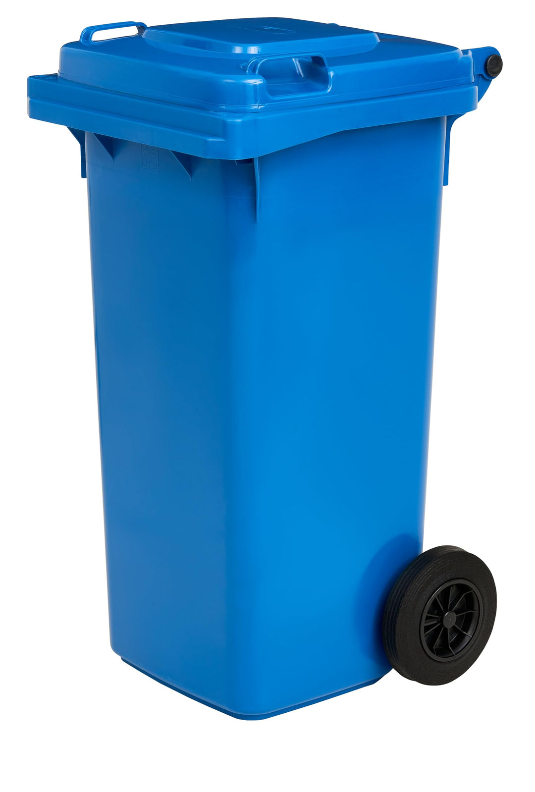 gardivo Mülltonne 120 Liter Abfalltonne Reststofftonne Mülleimer mit 2 geräuschlosen Rädern, Klappde