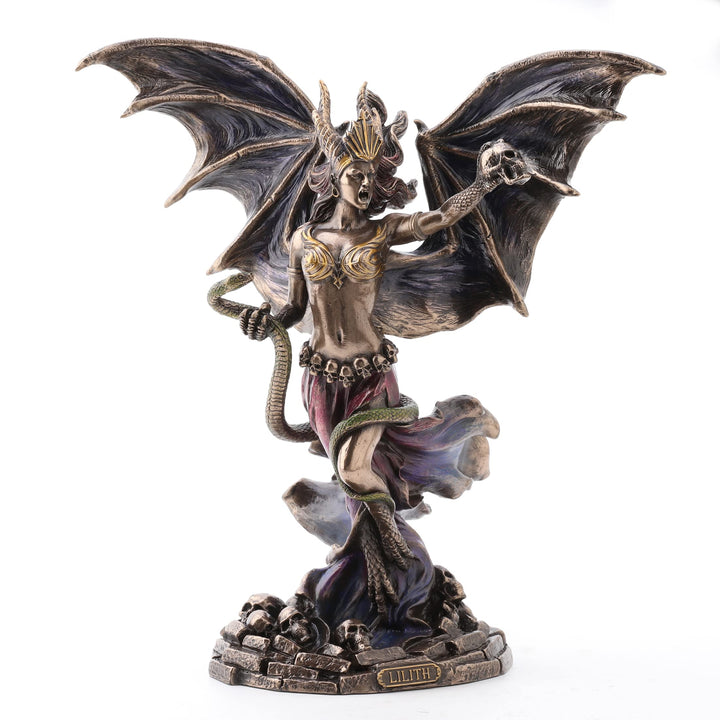 Veronese Design Lilith The Queen of Sheba Kunstharz-Skulptur, Bronze-Finish