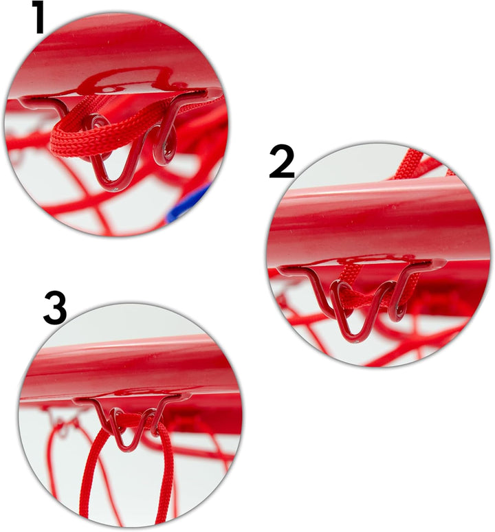 molti Basketball Set für Kinder | Ball Gr. 5| Ř 45 cm Basketballkorb mit Wandhalterung und abnehmbar