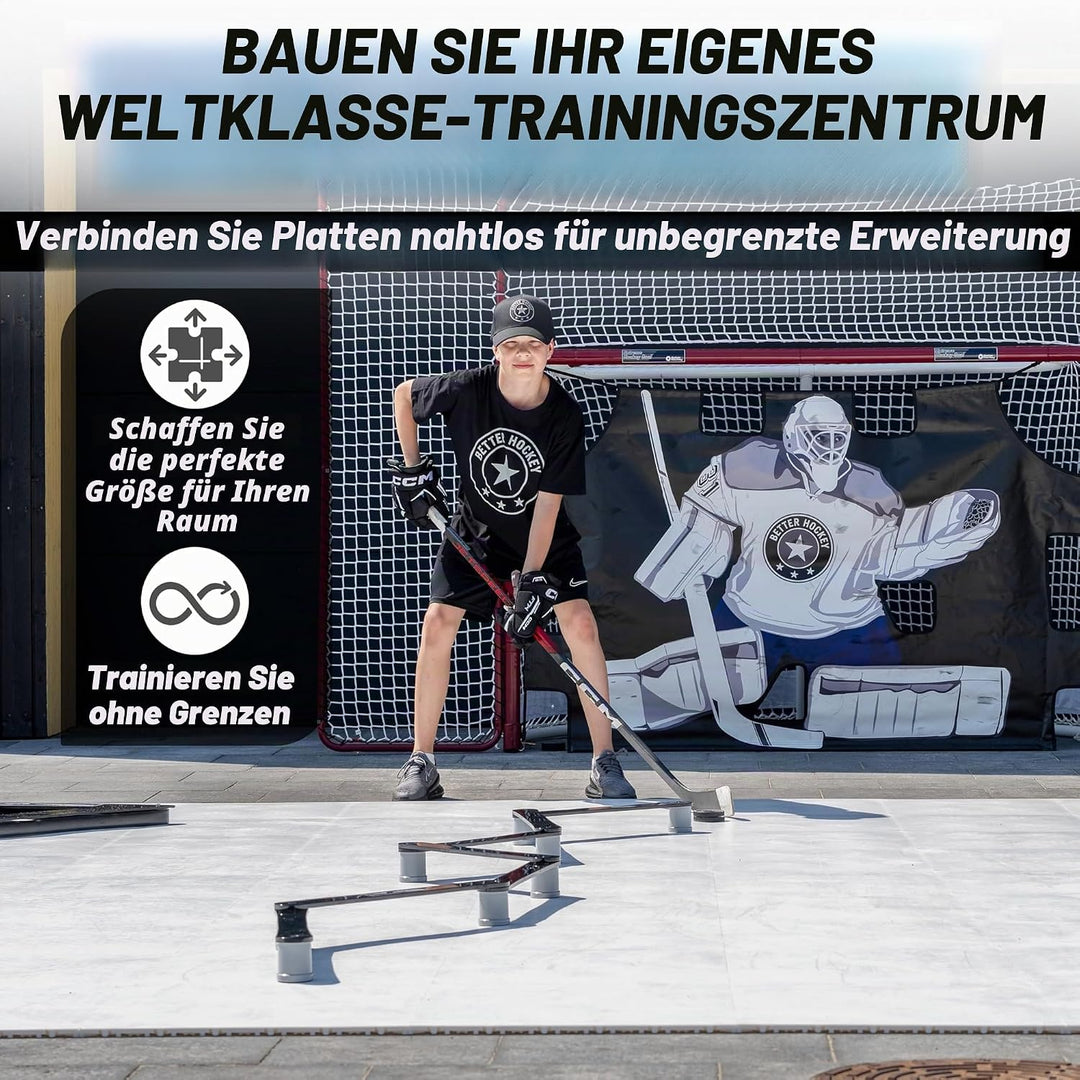 Better Hockey Extreme Dryland Flooring Tiles 10-Pack - Grösse 2 m² Hockey Fliesen