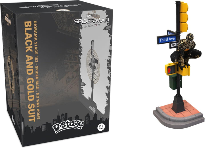 Beast Kingdom - Spider-Man No Way Home DS-102 Schwarz & Gold Suit 6 Statue