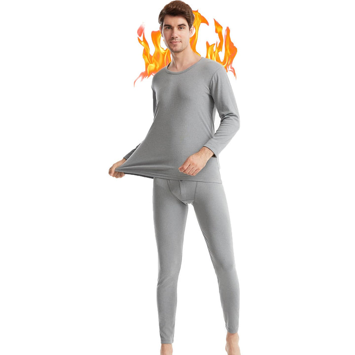 Herren-Thermounterwäsche-Set, lange Unterhose, Thermounterwäsche, Unterhemd und Unterteil, ultraweic
