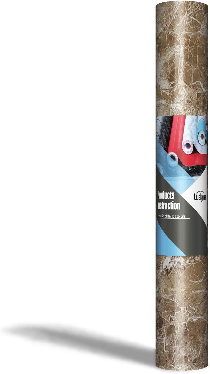 Livelynine 5M X 60 CM Breit Klebefolie Marmor Folie Für Möbel Tisch Küche Arbeitsplatte Fensterbank