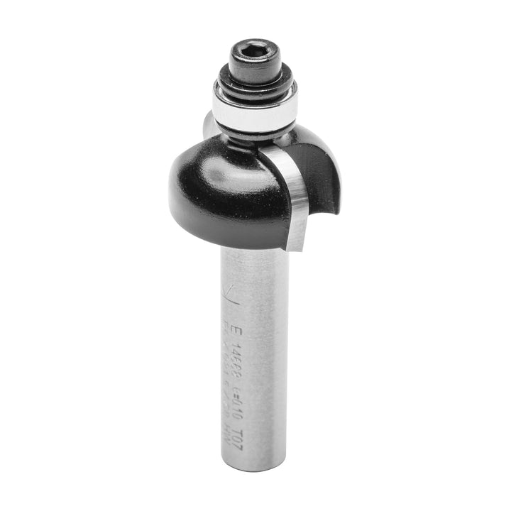 ENT 14668 Hohlkehlfräser HW, Schaft (S) 8 mm, Durchmesser (D) 21,5 mm, NL 9,5 mm, R 6 mm, SL 32 mm,