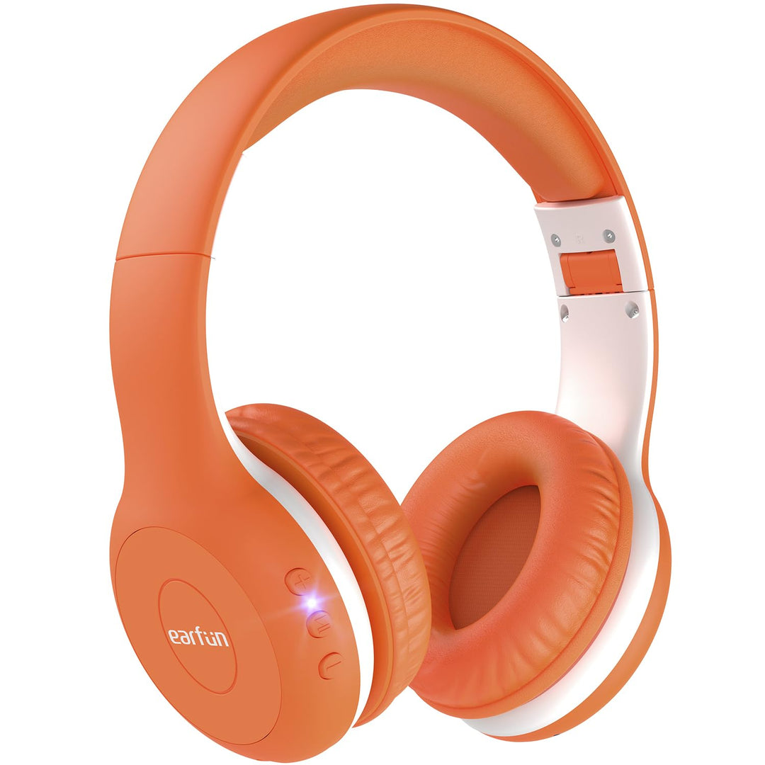EarFun Bluetooth Kopfhörer Kinder, 85/94dB Lautstärkeregelung, HiFi Sound, HD-Mikrofon, 40 Std Akku,