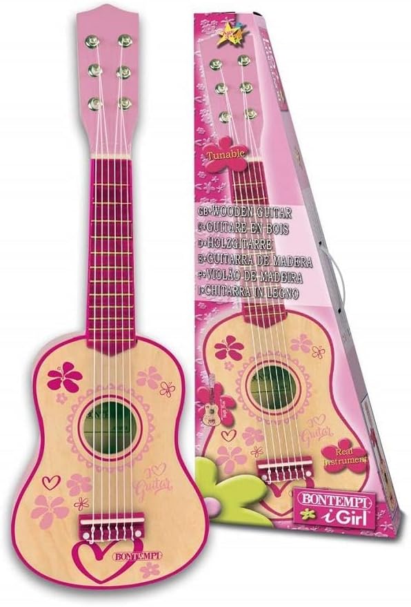 Bontempi 22 5572 - Klassische Gitarre, L. 55 cm, Holz