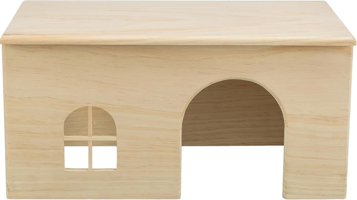 TRIXIE "HAUS, NAGELFREI, ZWERGKANINCHEN, HOLZ, 40 × 20 × 23 CM" für Meerschweinchen und Zwergkaninch