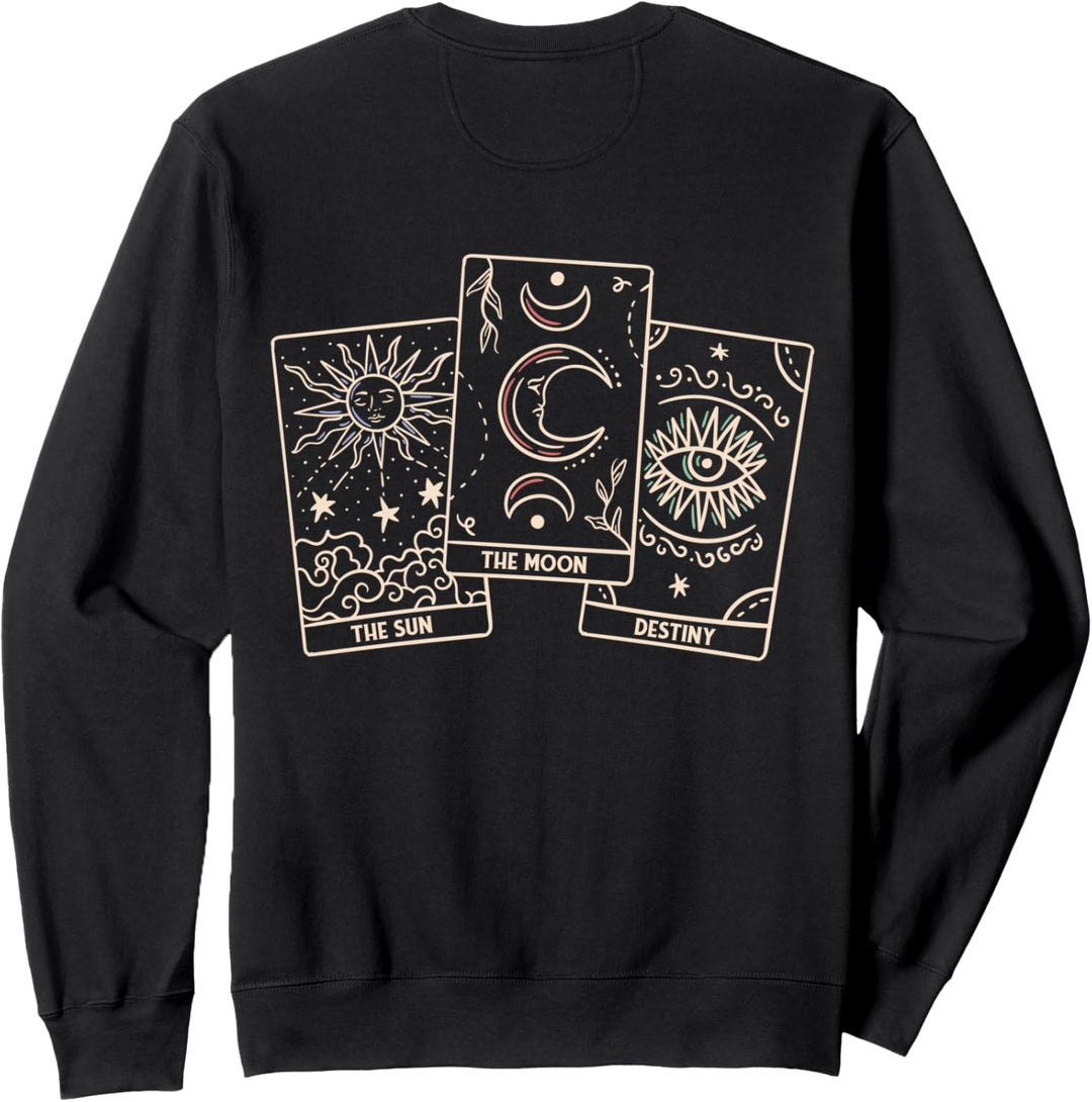 Tarotkarten Sun Tarot Moon & Destiny Backprint Sweatshirt